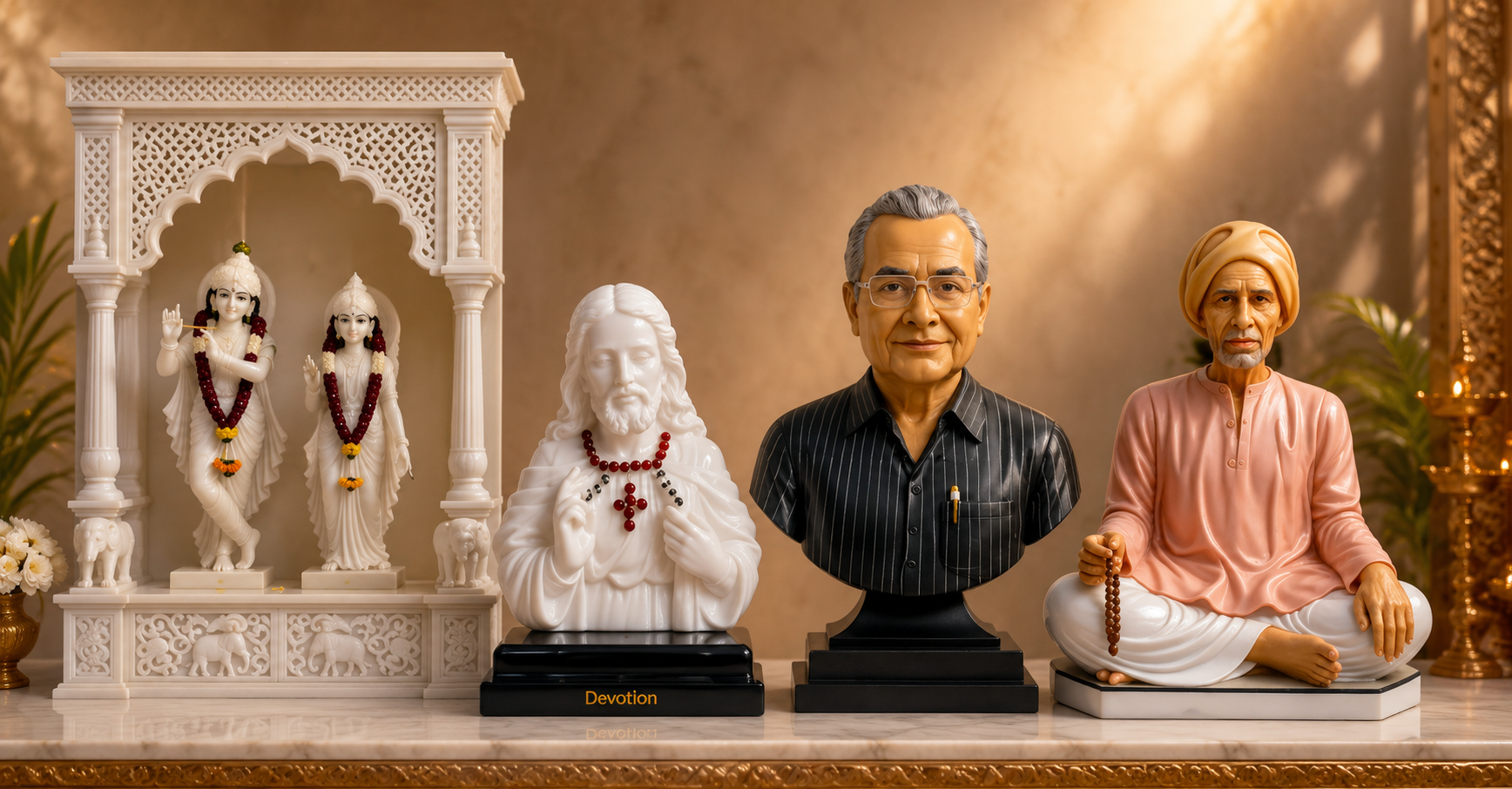 Quality marble sculptures and mandirs