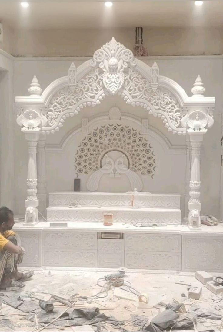 Wall Mount Mandir